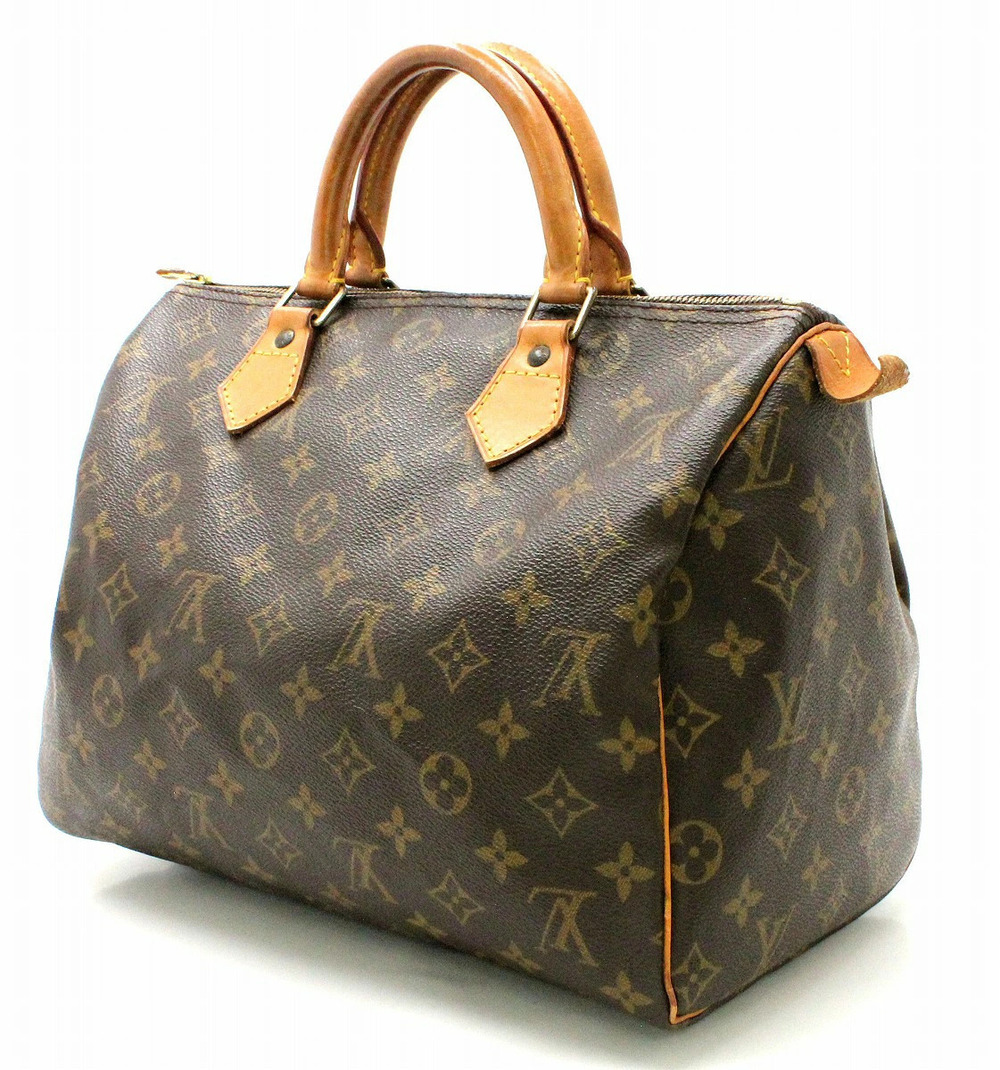 Louis Vuitton Handbag Boston Speedy Bag Monogram Brown